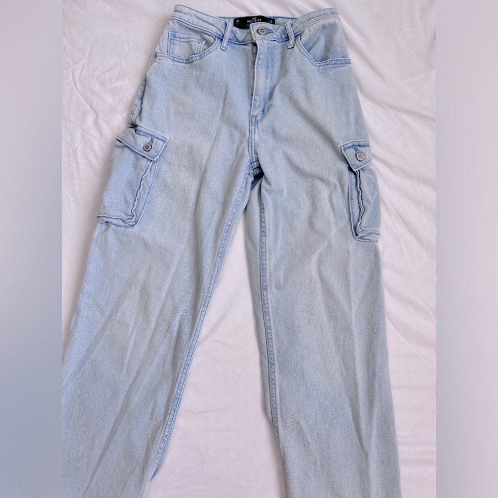 Hollister ultra high rise dad jean